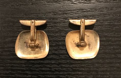 old cufflinks from 1920 1960.